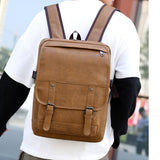 Otto Faux Leather Travel Backpack for Men