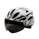 Universal Bike Cycling Helmet with Integrated Visor for Men-Women