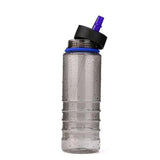 800ML Ribbed Cycling Water Bottle with Straw