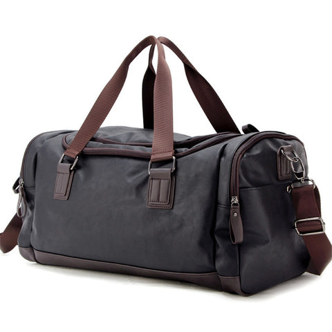 Shub Faux Leather Gym-Travel Duffel Handbag by Wolph